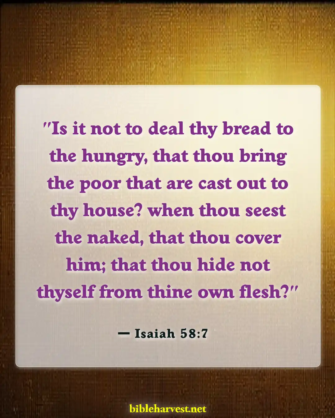 Bible Verses About Nurses (Isaiah 58:7)