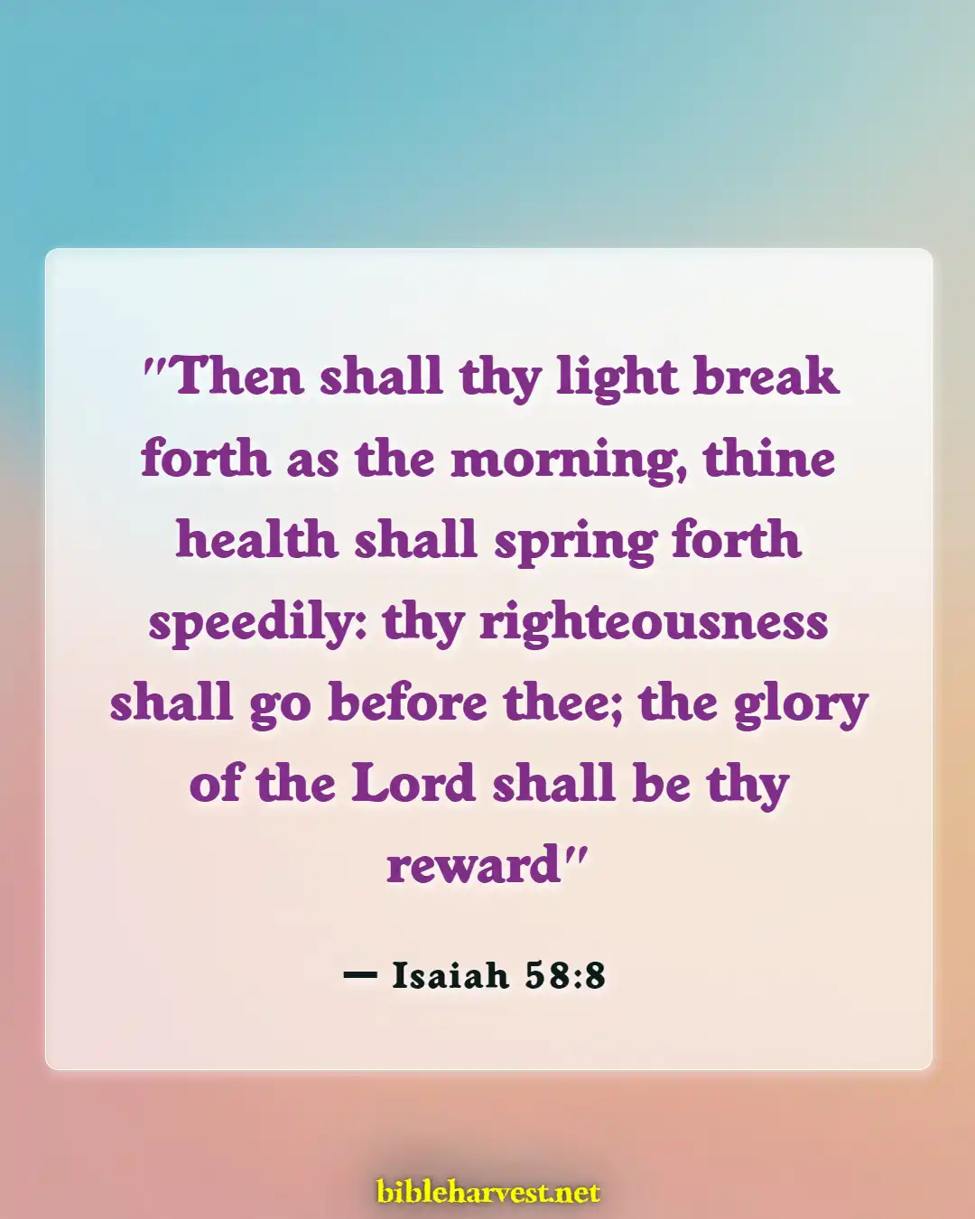 Fasting Bible Scriptures For Financial Breakthrough (Isaiah 58:8)