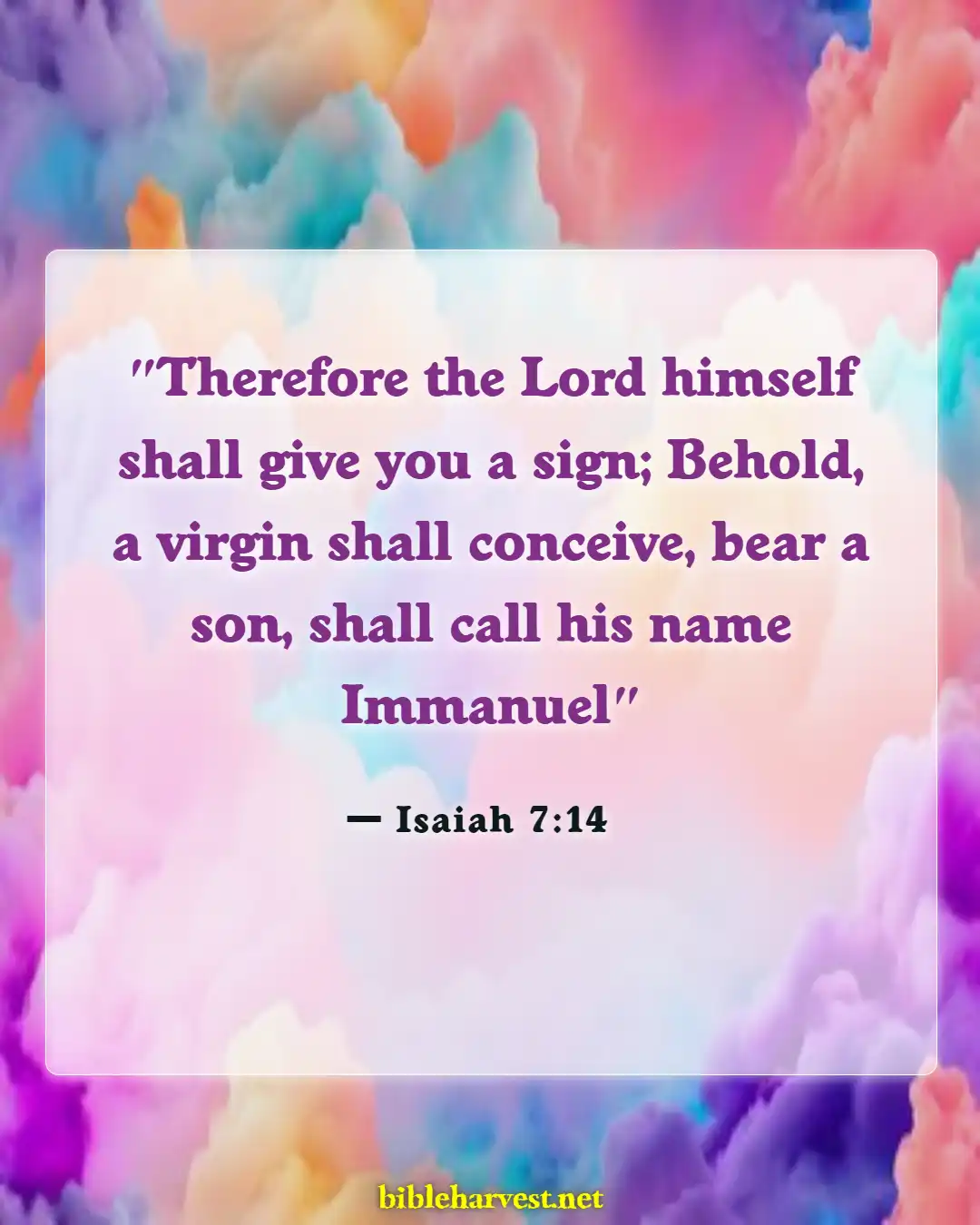 Bible Verses About Confirmations (Isaiah 7:14)