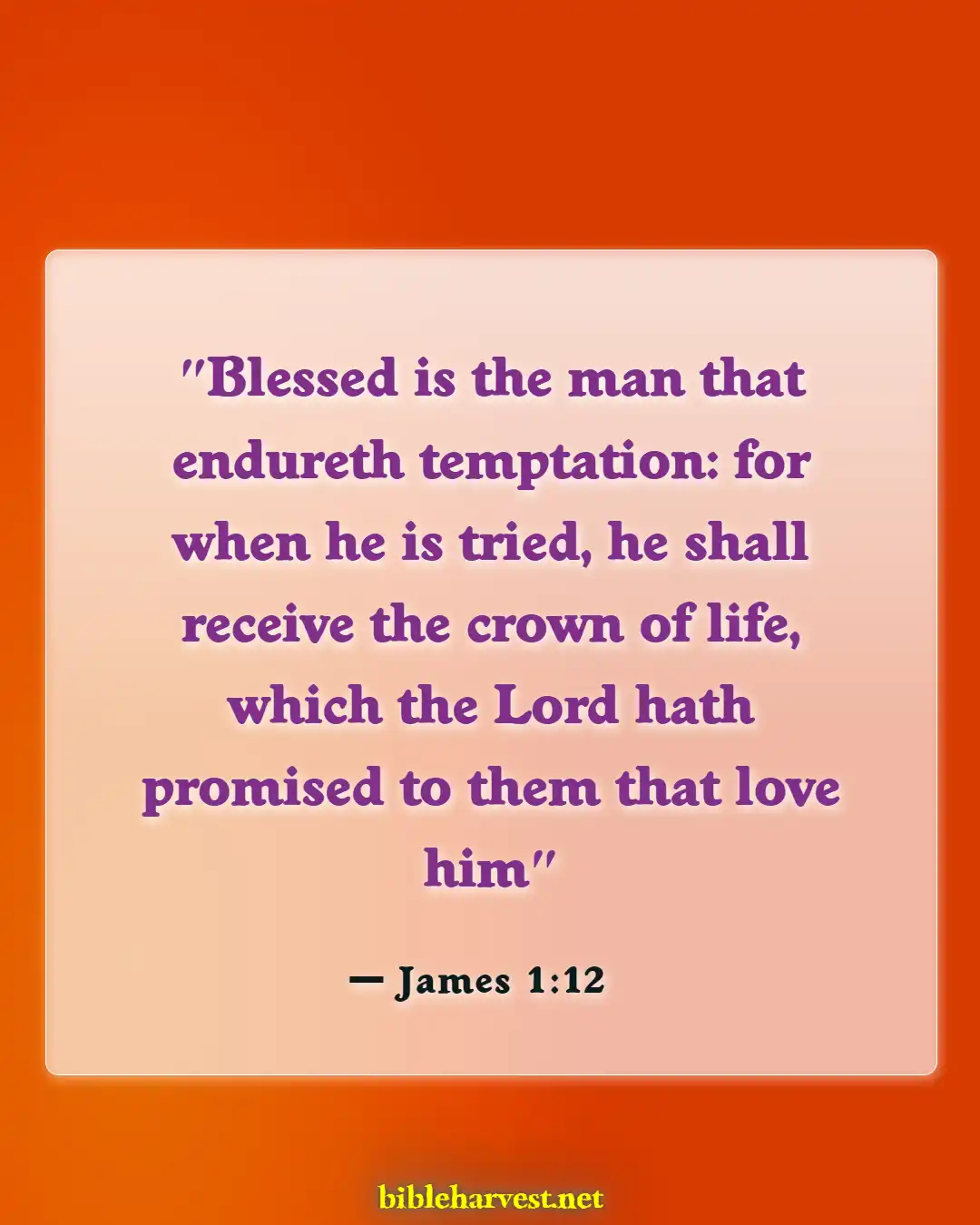 Bible Verses About Commitment To Ministry (James 1:12)