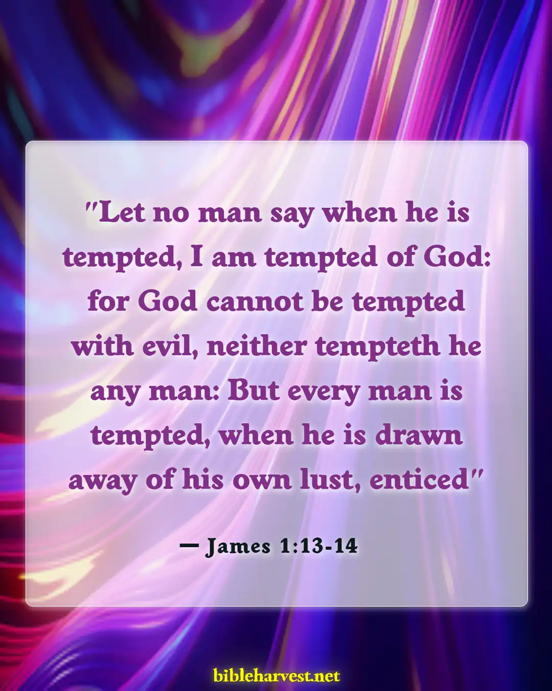 Bible Verses About God Testing Us (James 1:13-14)