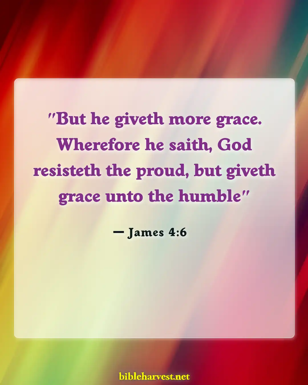 Bible Verses About Arrogance (James 4:6)