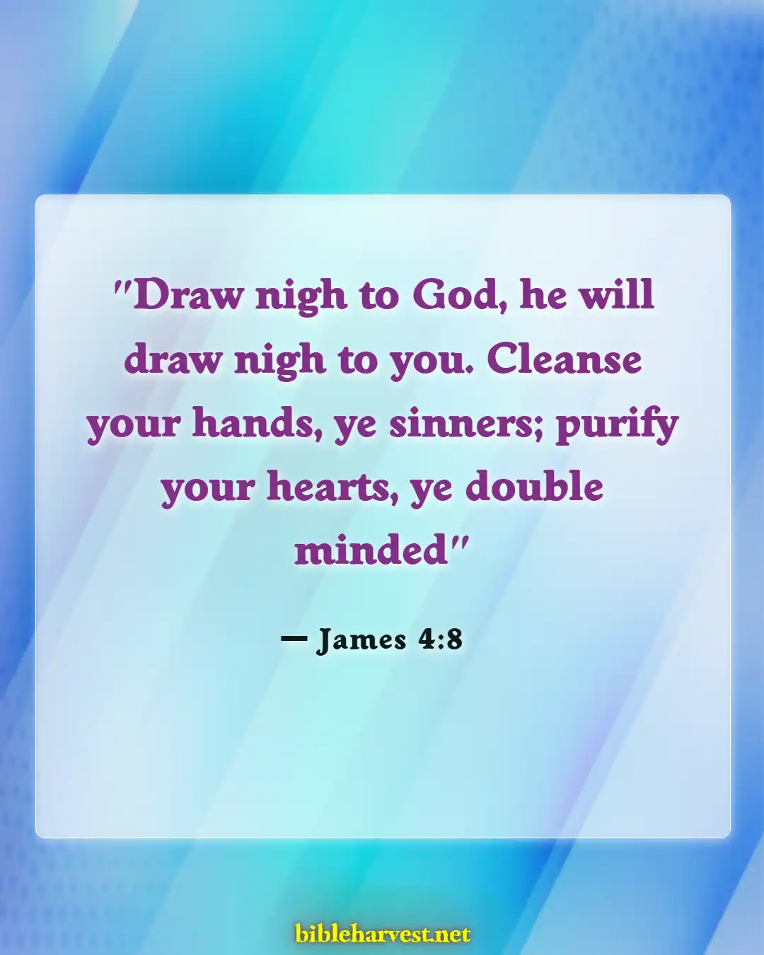 Bible Verses About Awesome God (James 4:8)