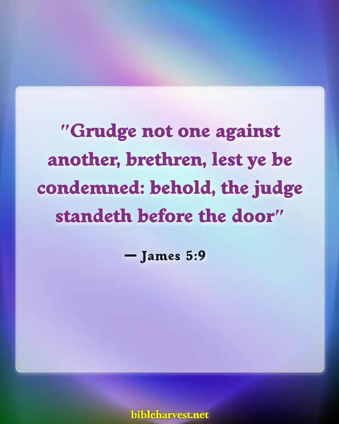Bible Verses About Not Judging (James 5:9)