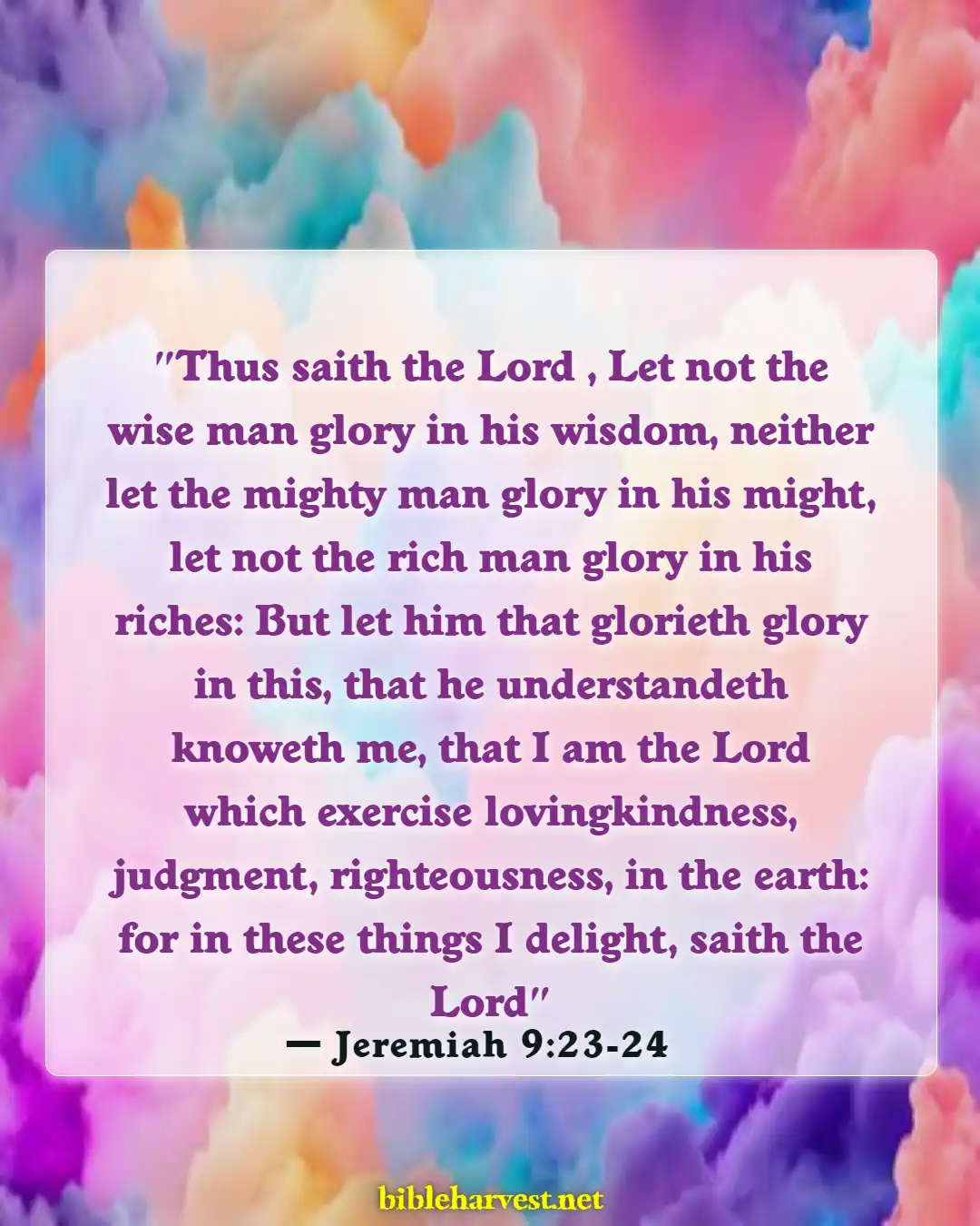 Bible Verses About Accomplishments (Jeremiah 9:23-24)
