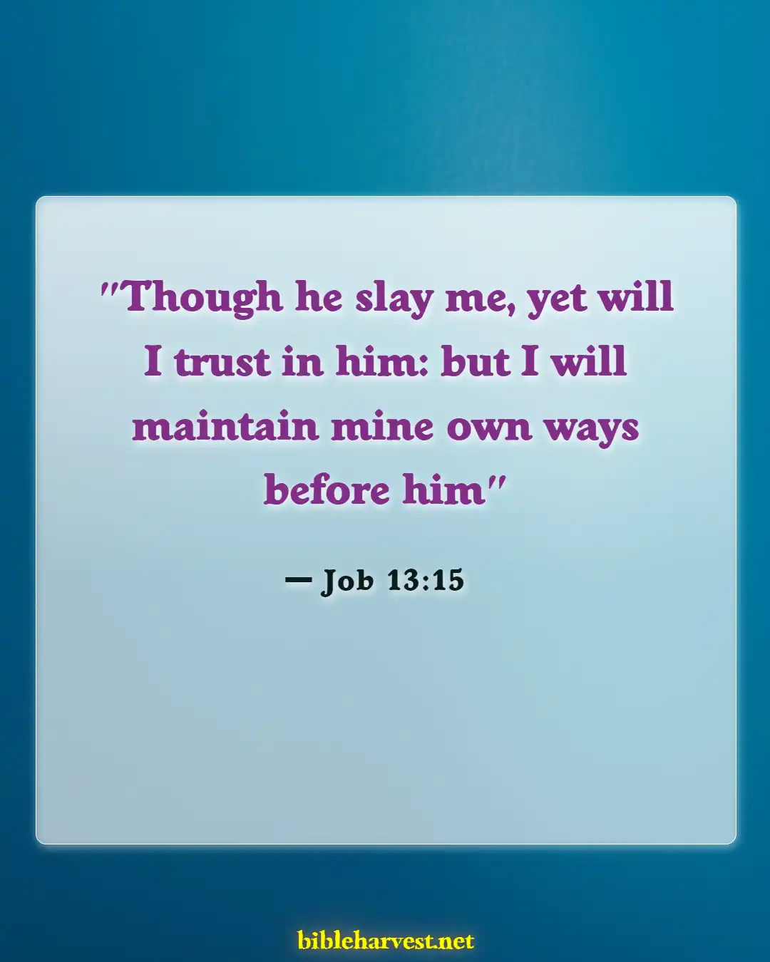 Bible Verses About Doubt (Job 13:15)