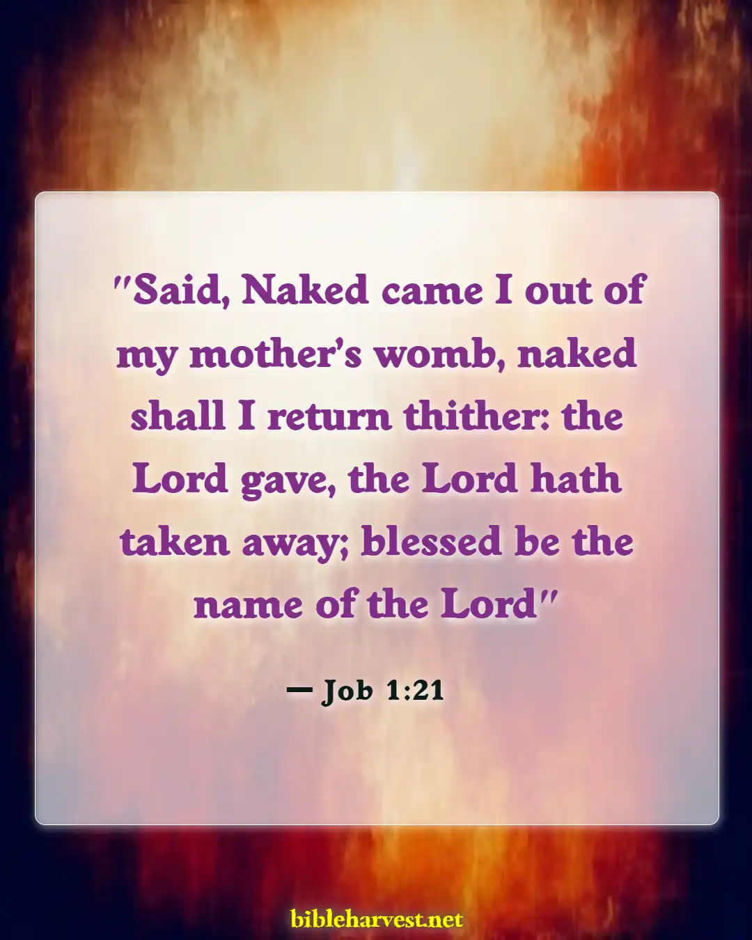 Bible Verses About Thankful For Trials (Job 1:21)