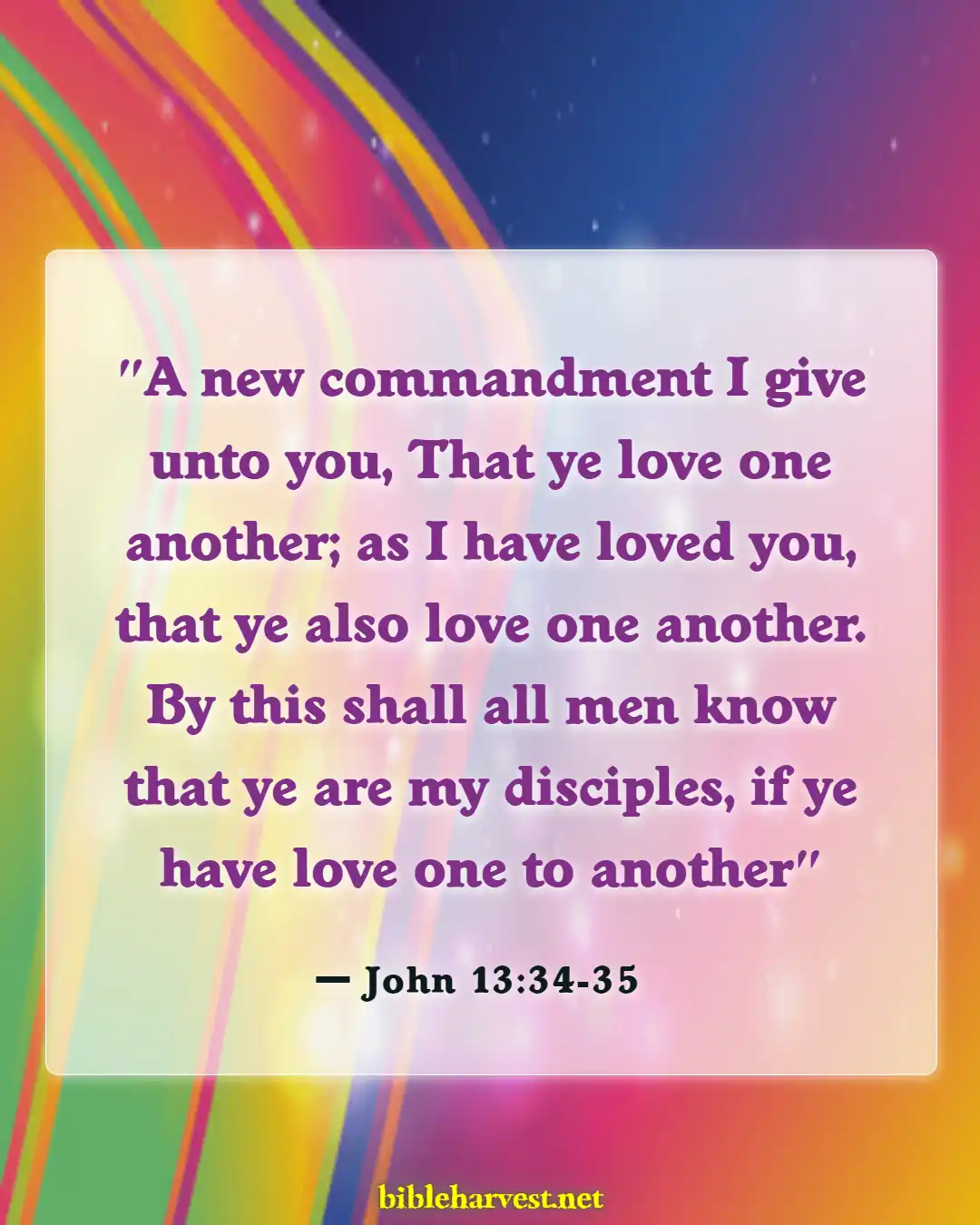 Bible Verses About Commitment To One Another (John 13:34-35)
