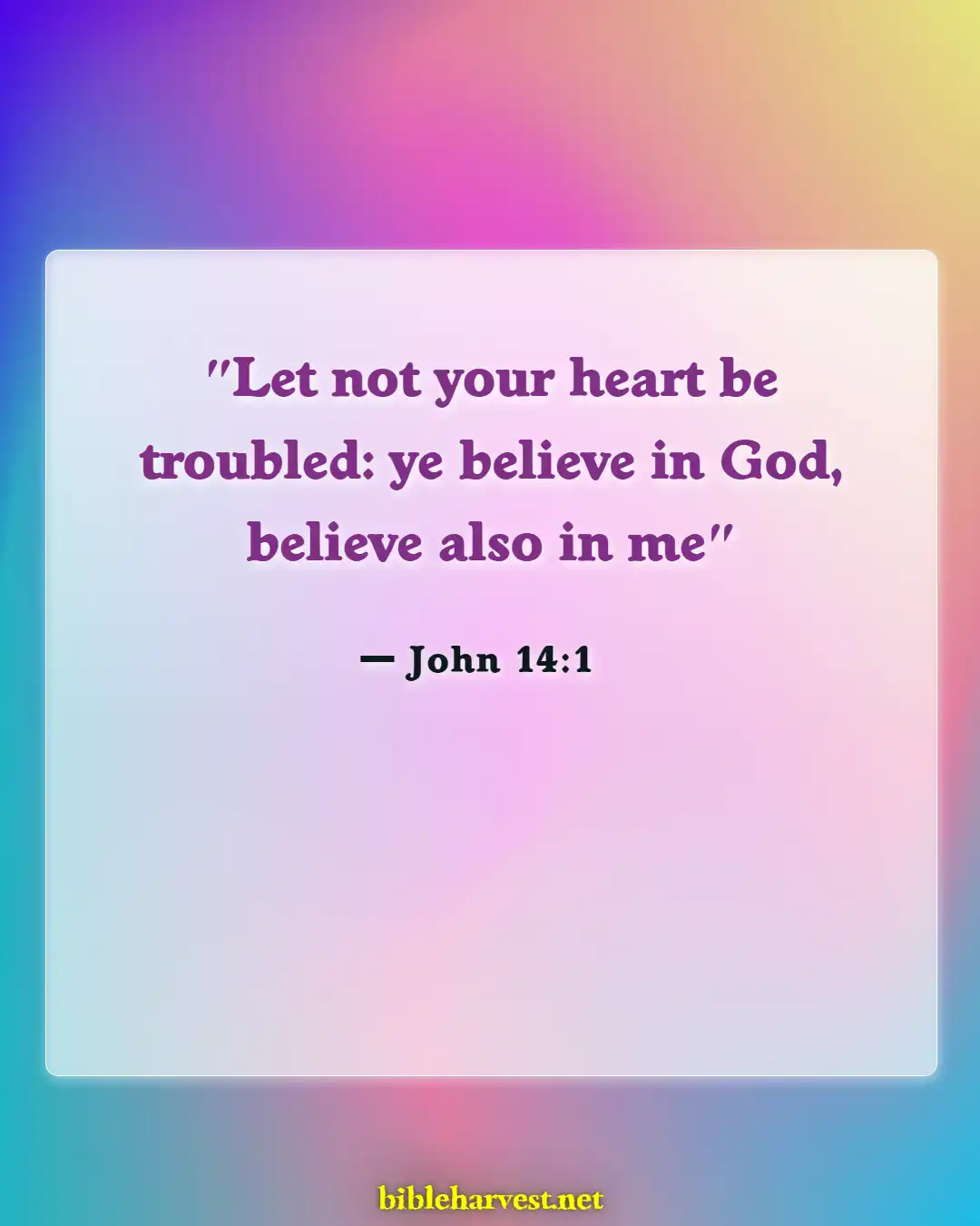 Bible Verses About Reunited With Loved Ones In Heaven (John 14:1)