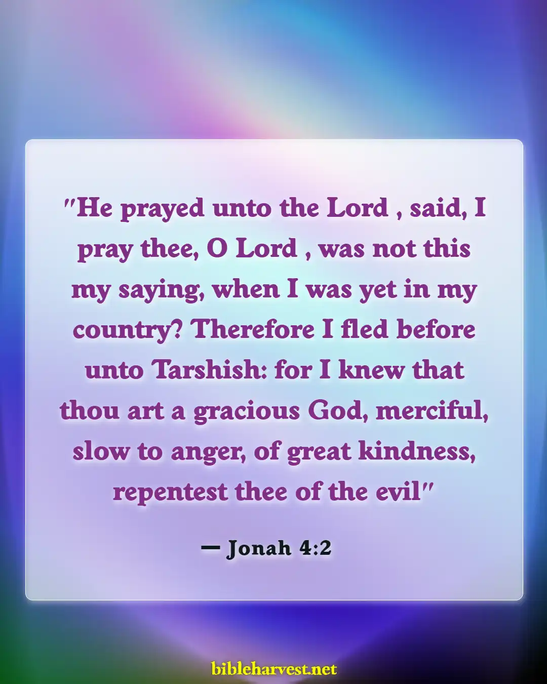 Bible Verses About God Waiting For You (Jonah 4:2)