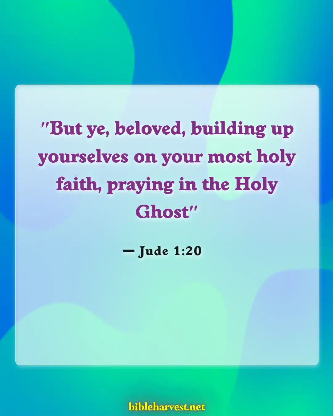 Bible Verses About Confirmations (Jude 1:20)