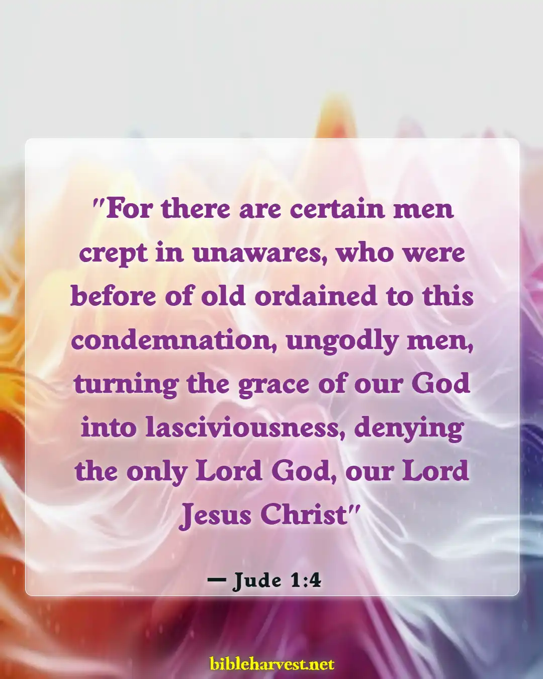 Bible Verses About Warnings Against False Teachers (Jude 1:4)