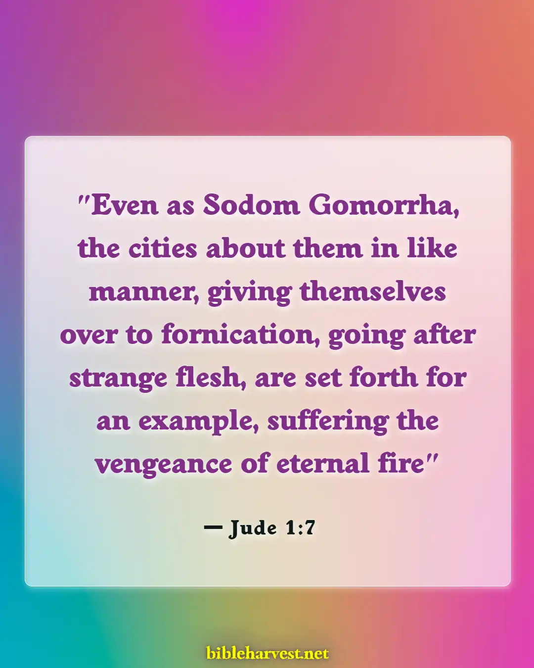 Bible Verses About Eternal Death (Jude 1:7)