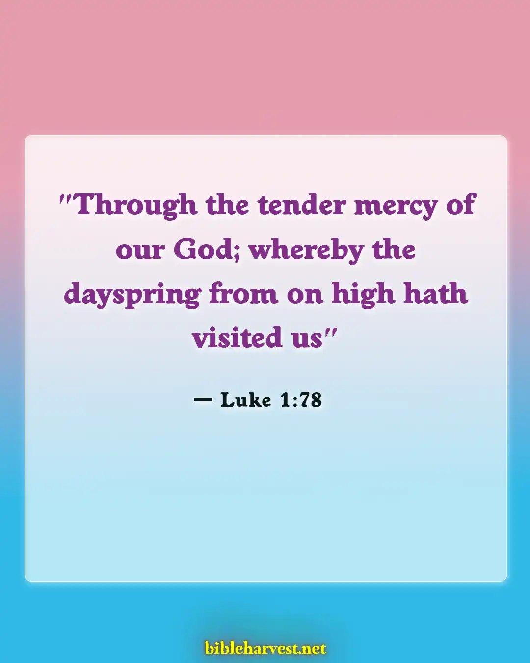 Bible Verses About Sun (Luke 1:78)