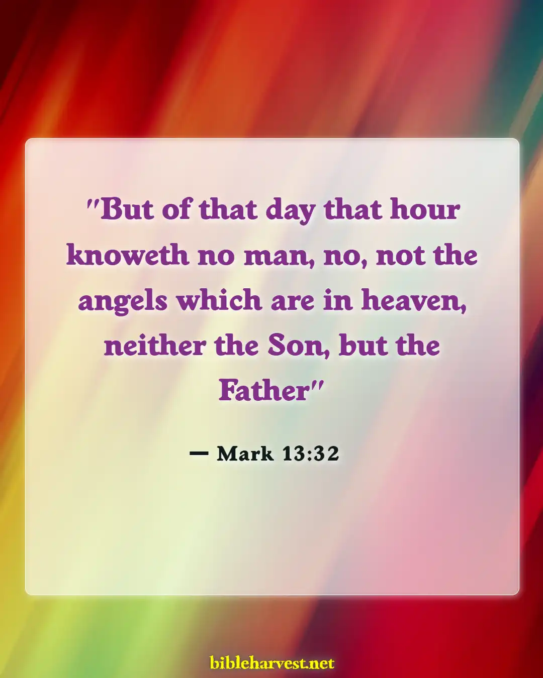 Bible Verses About Awake (Mark 13:32)