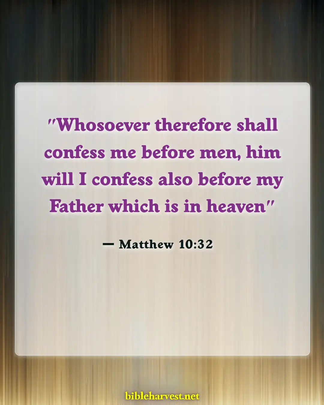 Bible Verses About Leading Others To God (Matthew 10:32)