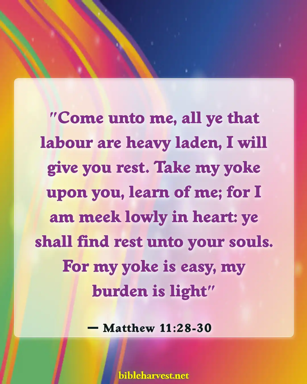 Bible Verses About Adoption (Matthew 11:28-30)