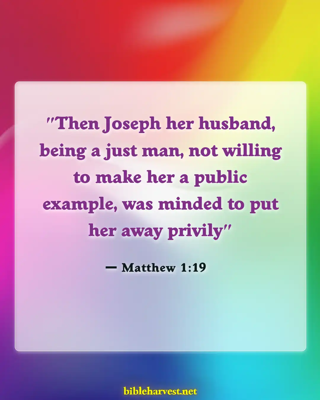 Bible Verses About Fathers Responsibilities (Matthew 1:19)