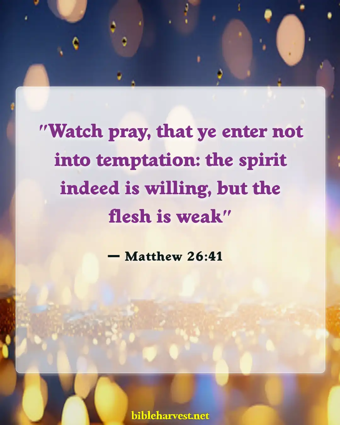 Bible Verses About Temptations (Matthew 26:41)