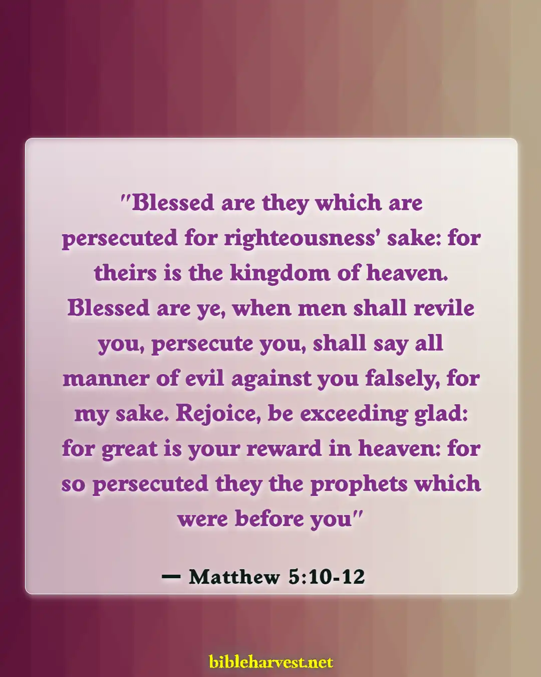 Bible Verses About God Never Said Life Would Be Easy (Matthew 5:10-12)