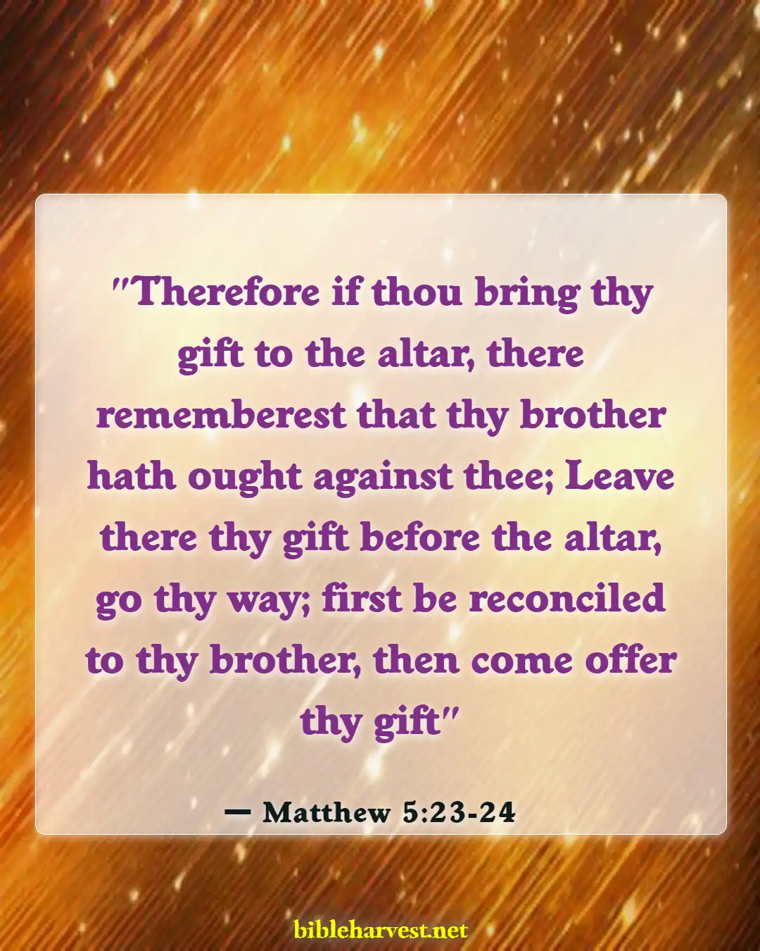 Bible Verses About Confessing Sins (Matthew 5:23-24)