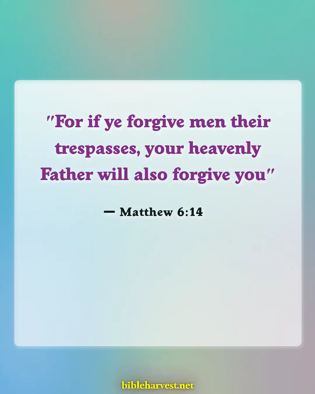 Bible Verses About Anger (Matthew 6:14)