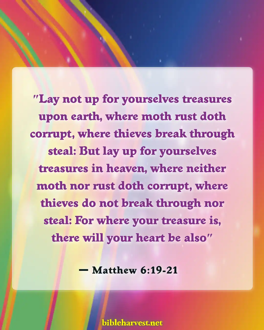 Bible Verses About Accomplishments (Matthew 6:19-21)