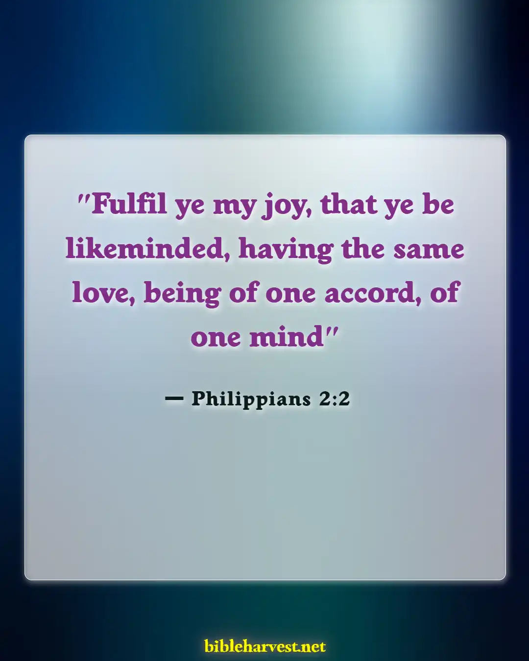 Bible Verses About Joy (Philippians 2:2)