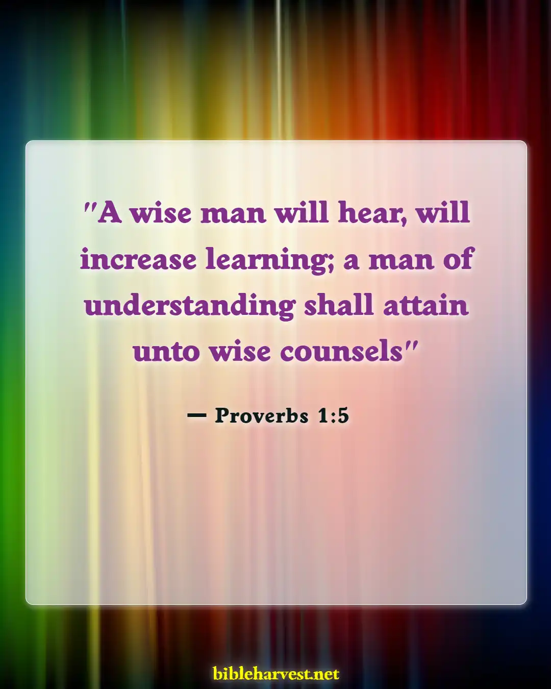 Bible Verses About Listening (Proverbs 1:5)
