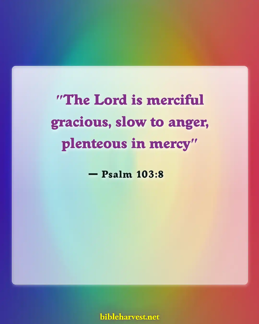 Bible Verses About God Waiting For You (Psalm 103:8)