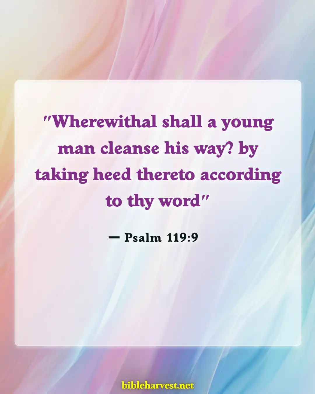 Bible Verses About Teaching Children (Psalm 119:9)