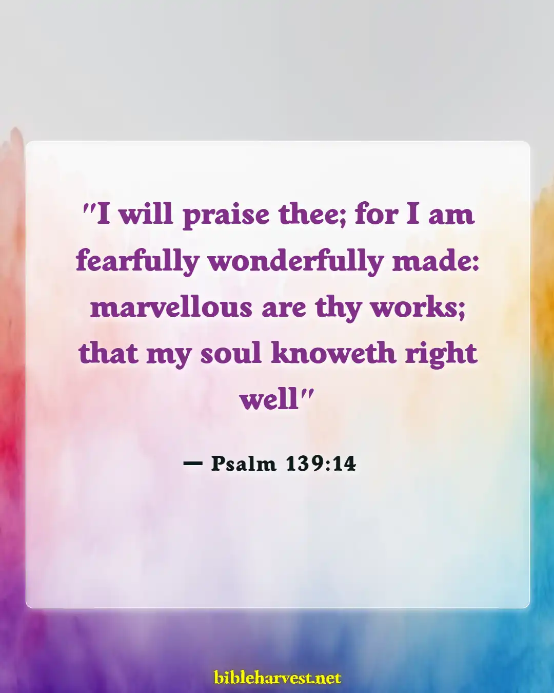 Bible Verses About Awesome God (Psalm 139:14)