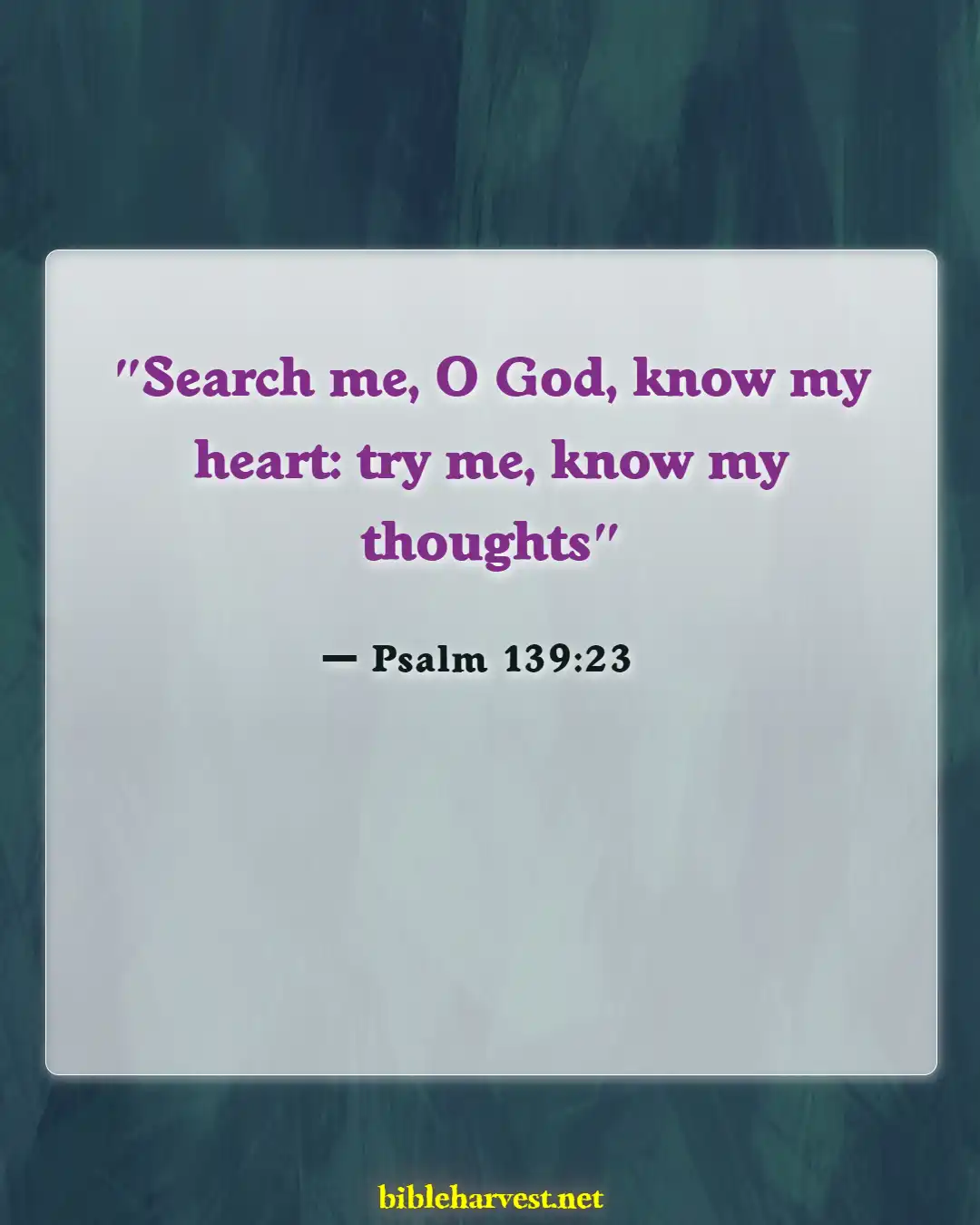 Bible Verses About Doubt (Psalm 139:23)