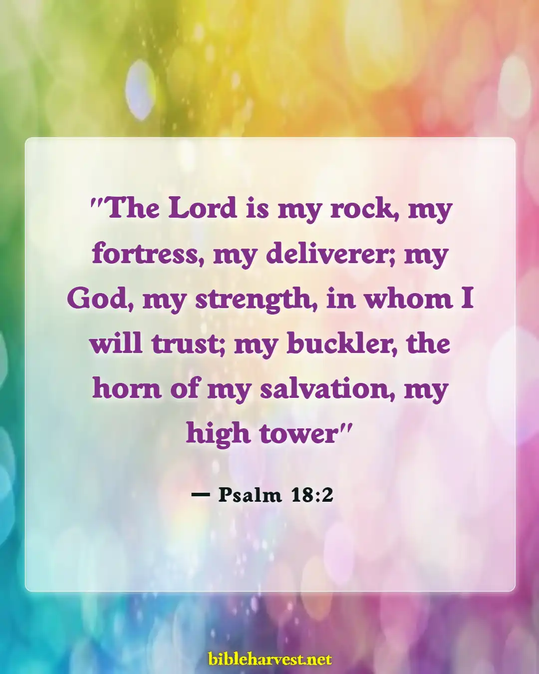 Bible Verses About Devil Stealing Your Joy (Psalm 18:2)