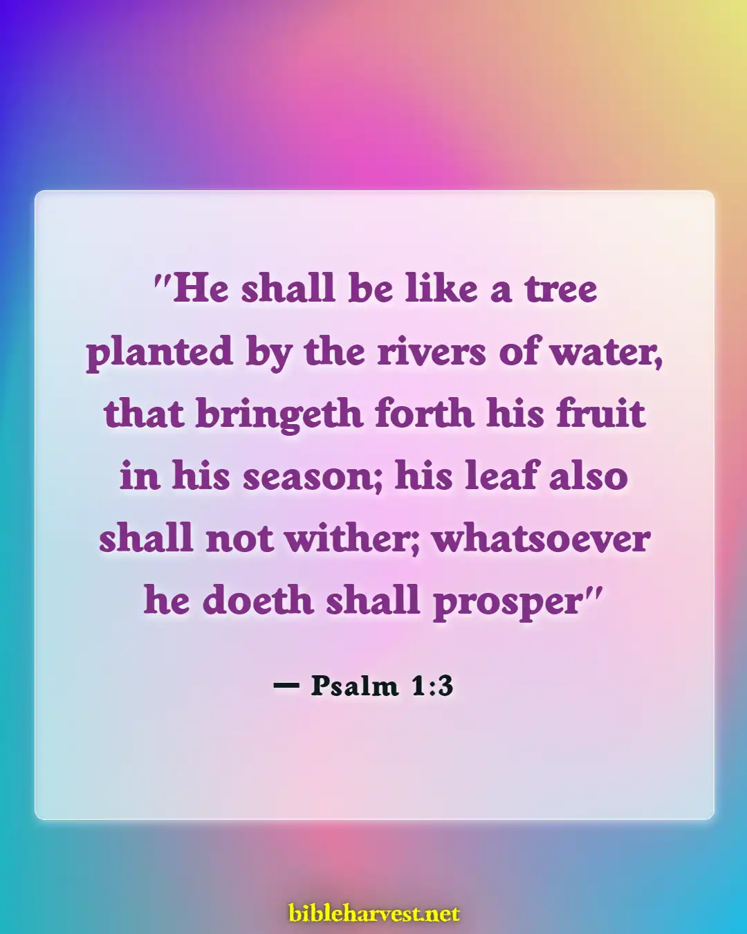 Bible Verses About Trees (Psalm 1:3)