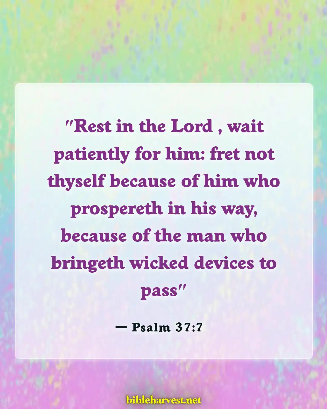Bible Verses About God's Timing (Psalm 37:7)