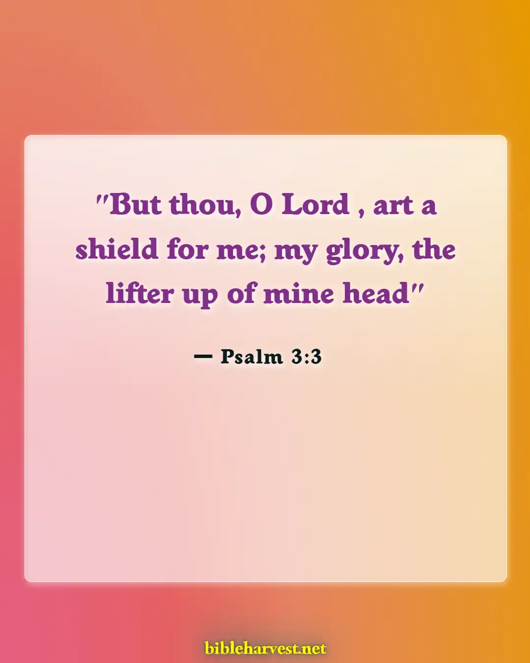 Bible Verses About Enemies Defeated (Psalm 3:3)