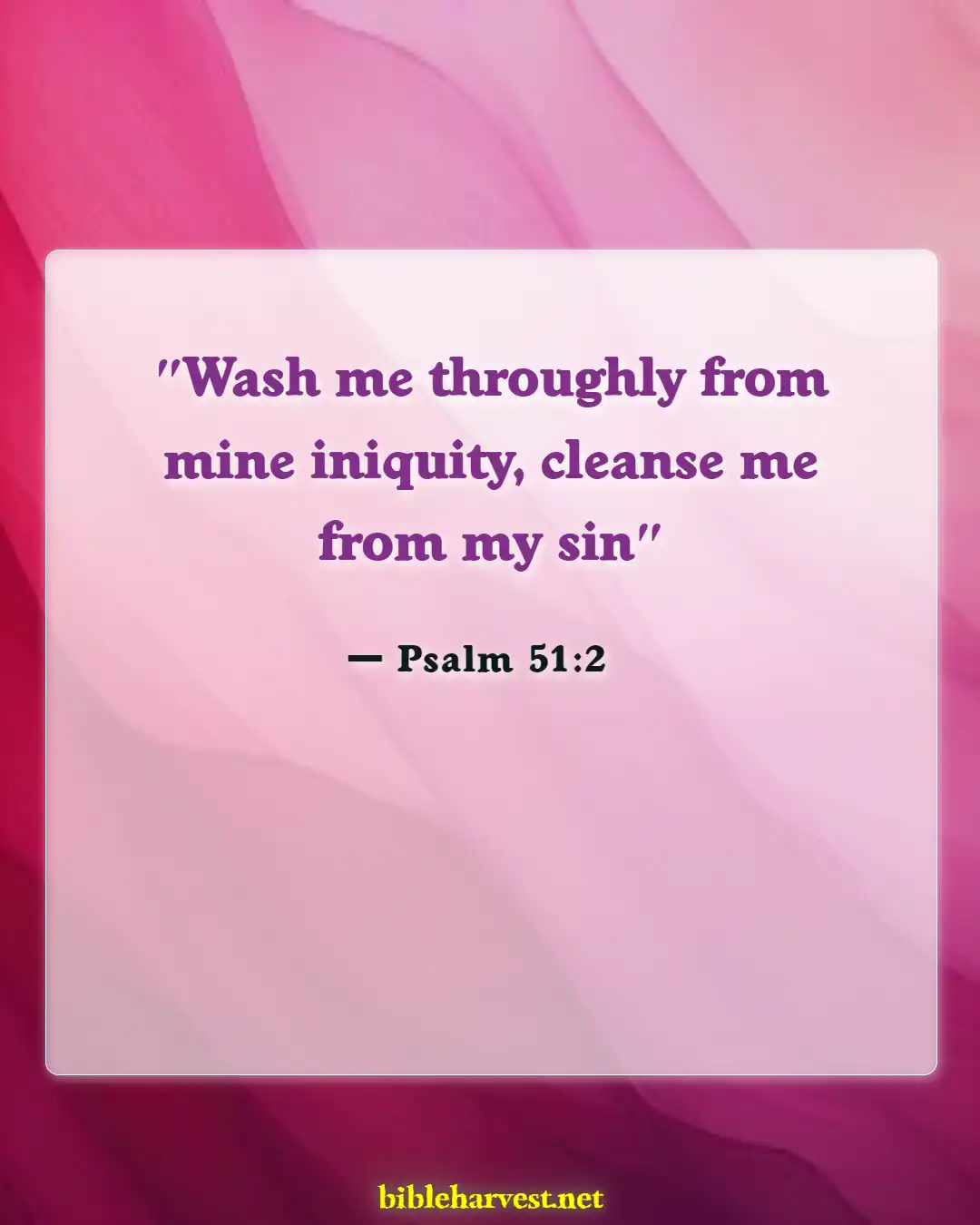 Bible Verses About Fornication (Psalm 51:2)