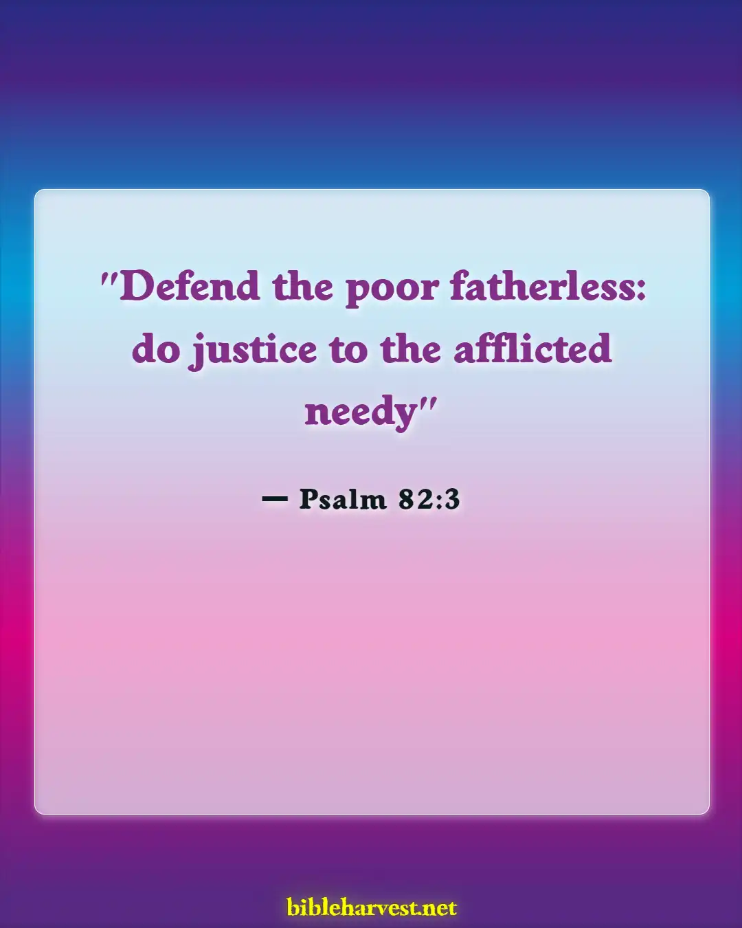 Bible Verses About Doing The Right Thing (Psalm 82:3)