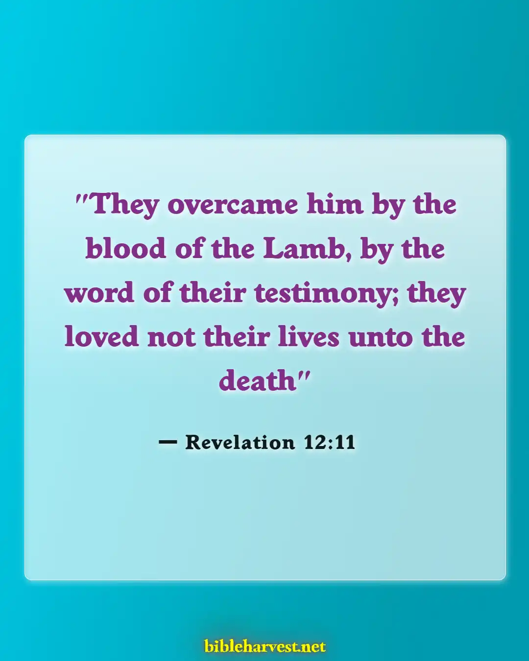 Bible Verses About Satan Falling (Revelation 12:11)