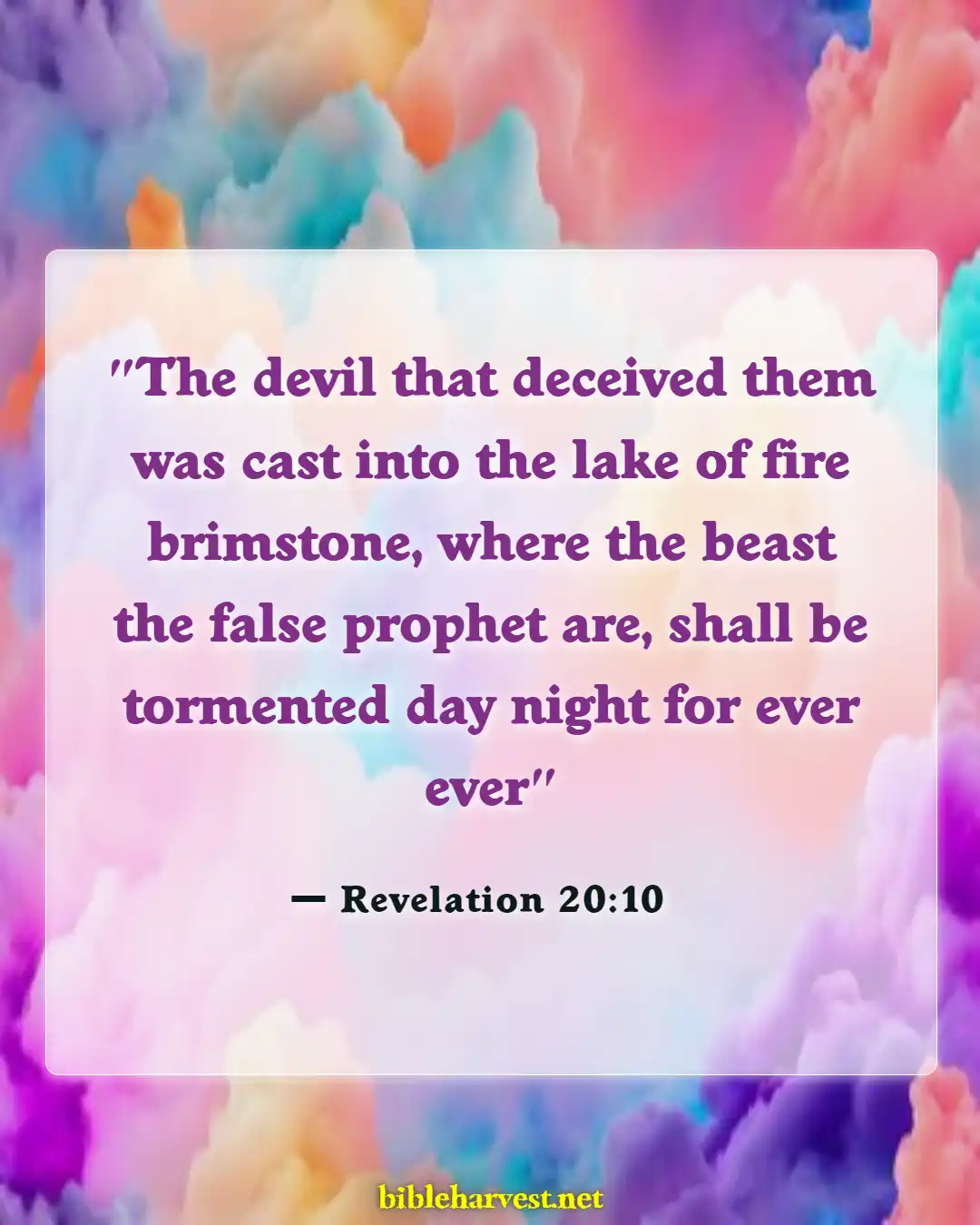 Bible Verses About Antichrist (Revelation 20:10)