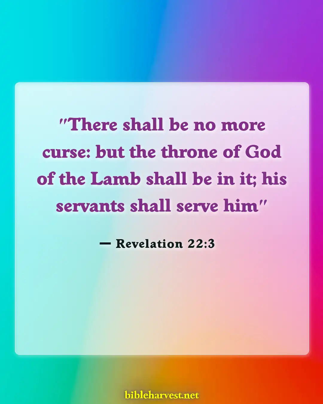Bible Verses About Curses And Blessings (Revelation 22:3)