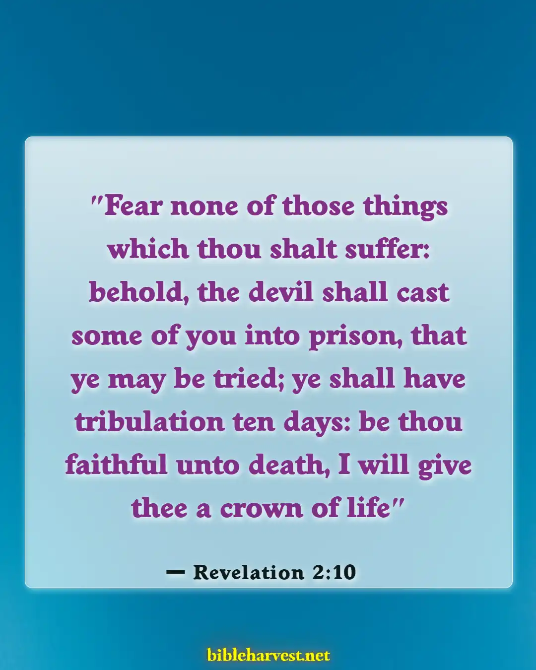 Bible Verses About Persecution (Revelation 2:10)