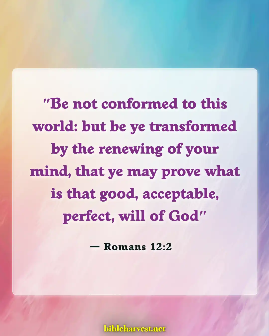 Bible Verses About Consistency (Romans 12:2)