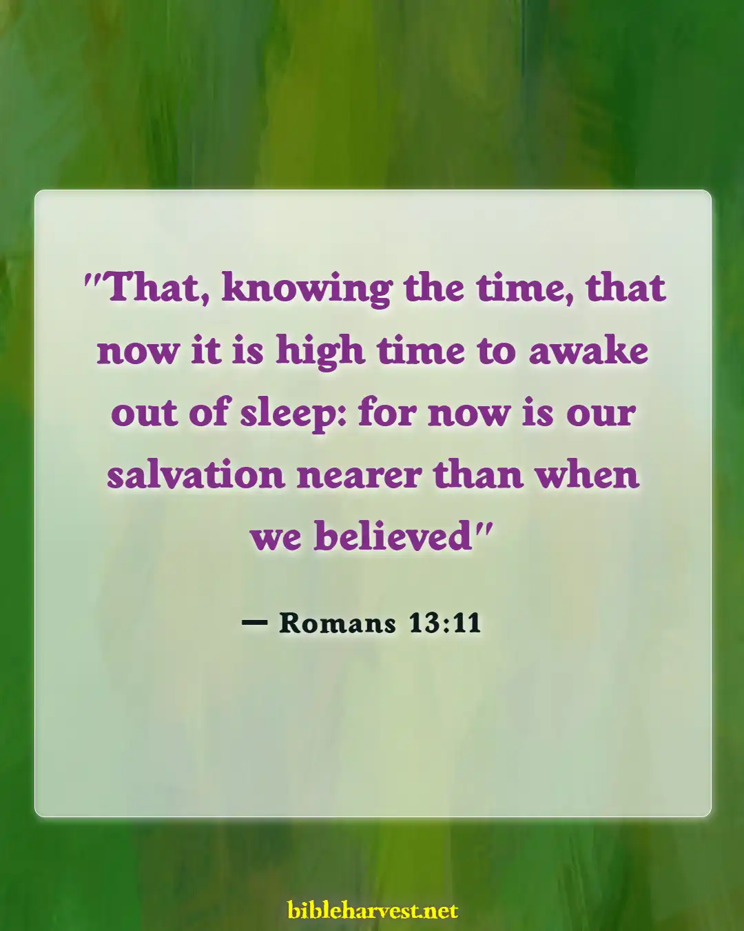 Bible Verses About Revival And Spiritual Awakening (Romans 13:11)