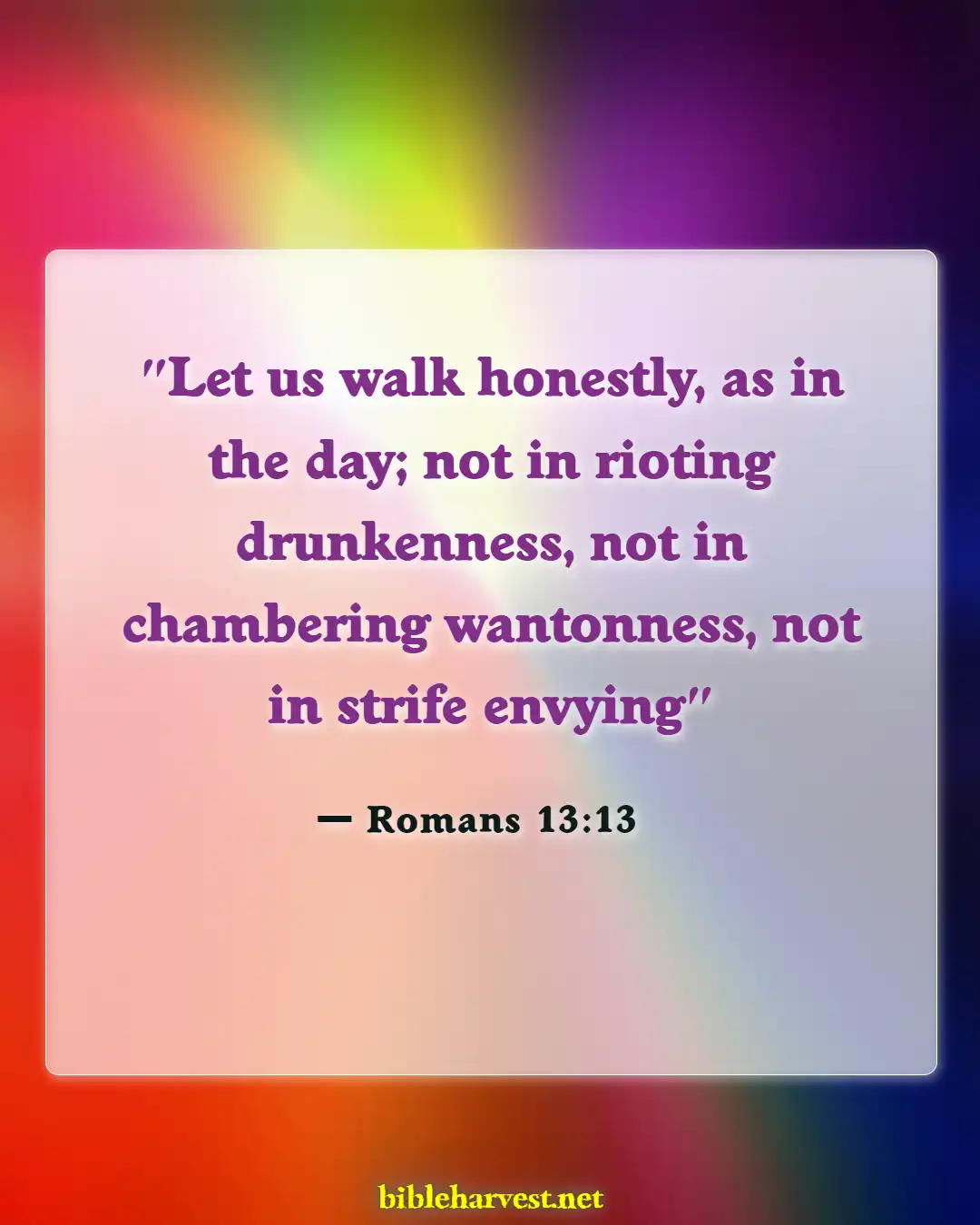 Bible Verses About Jealousy And Envy (Romans 13:13)