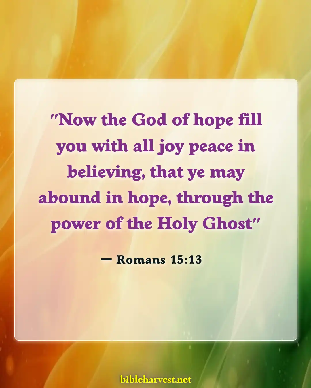 Bible Verses About Hope For The Future (Romans 15:13)