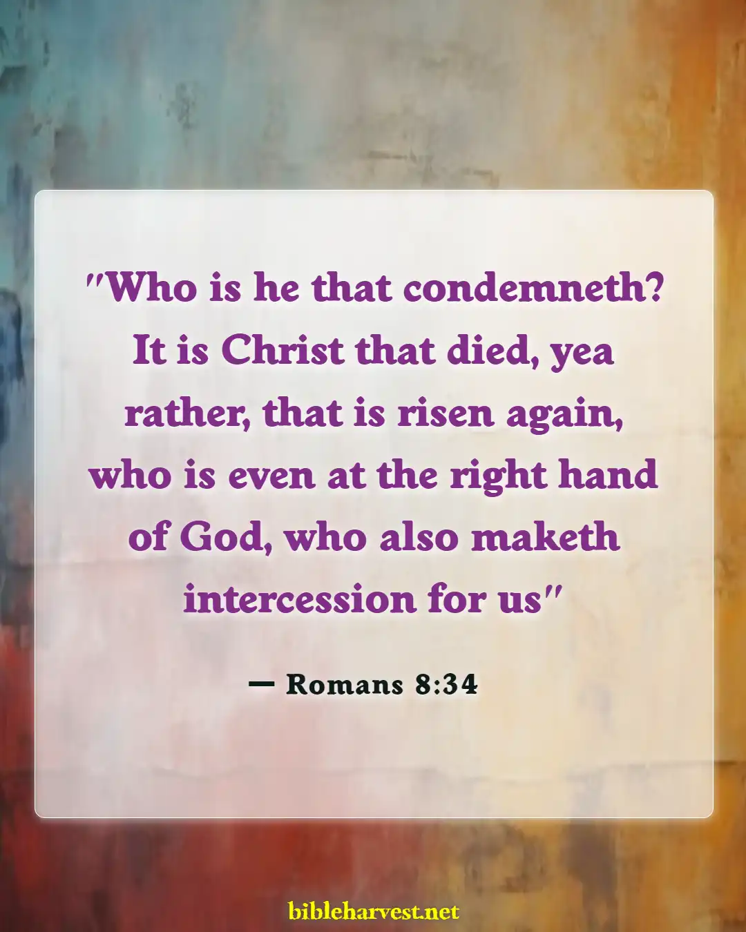 Bible Verses About Satan Accusing Us (Romans 8:34)