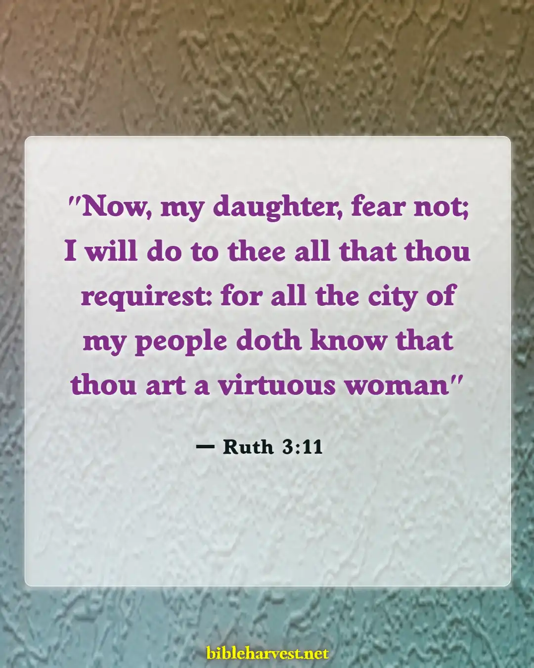 Bible Verses About Beauty Of Woman (Ruth 3:11)