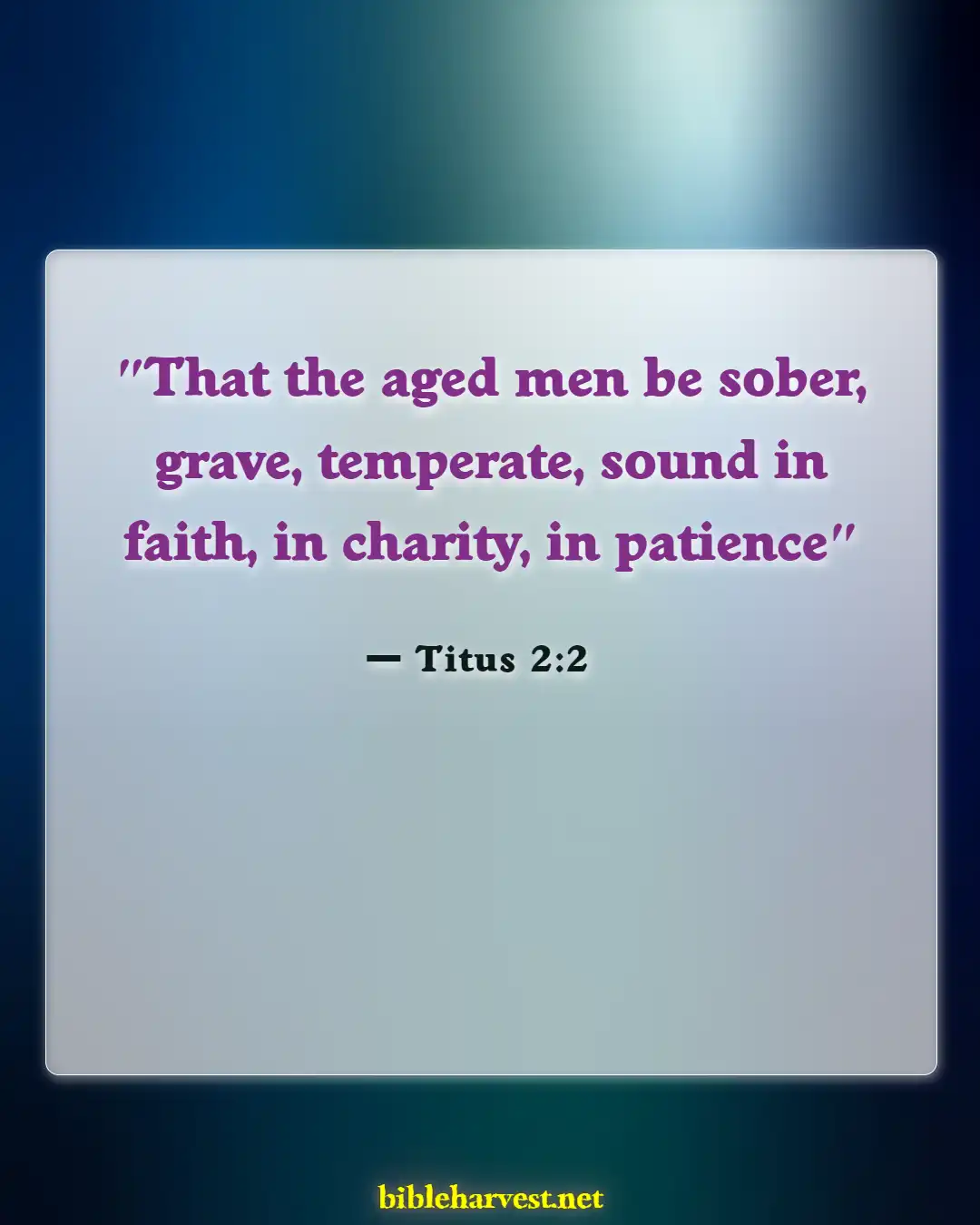 Bible Verses About Grandparents And Grandchildren (Titus 2:2)